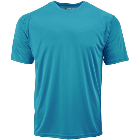 DRIEQUIP Men's Athletic All Sport Training Tee Shirts Tropic Blue X - Small T-Shirts