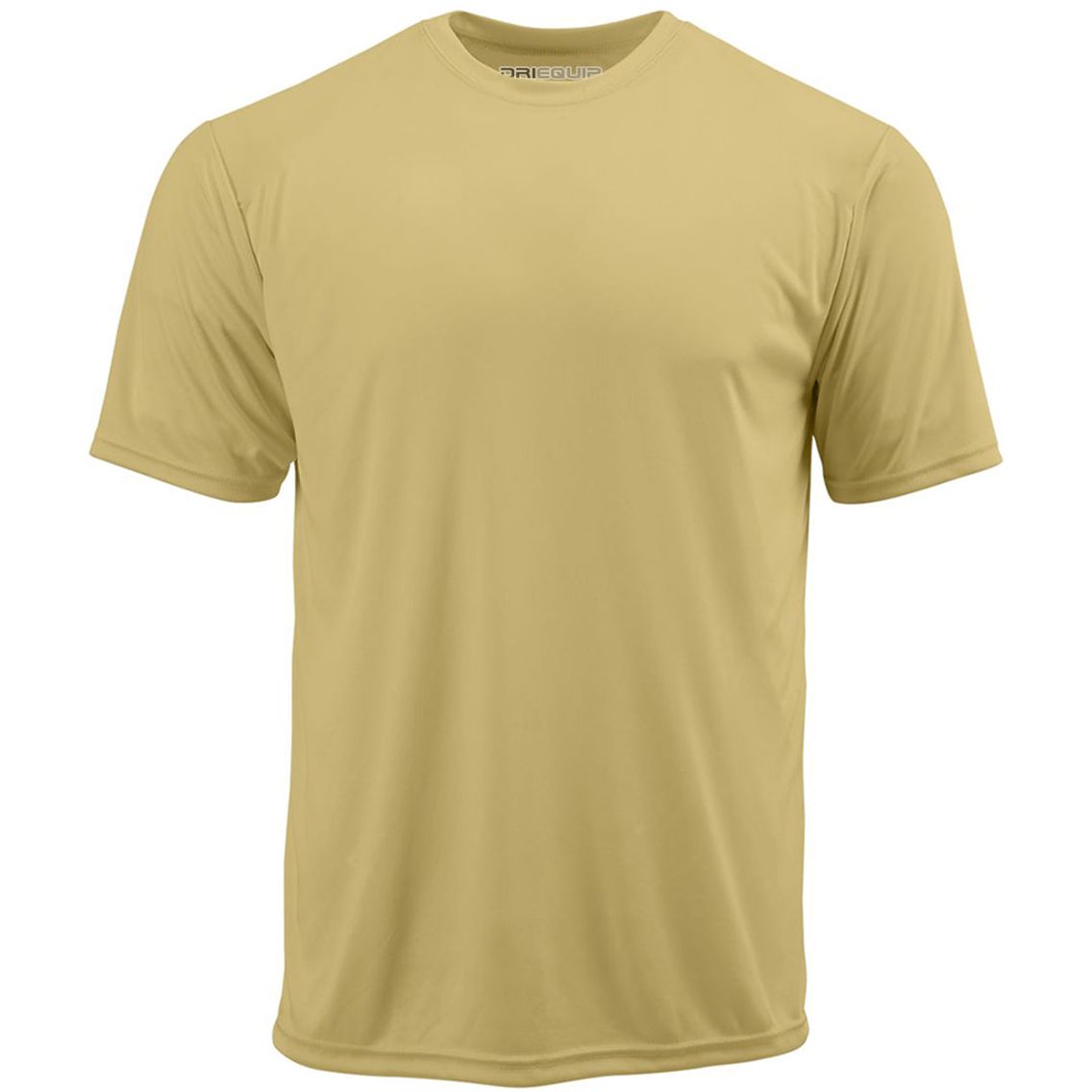 DRIEQUIP Men's Athletic All Sport Training Tee Shirts Vegas Gold X - Small T-Shirts