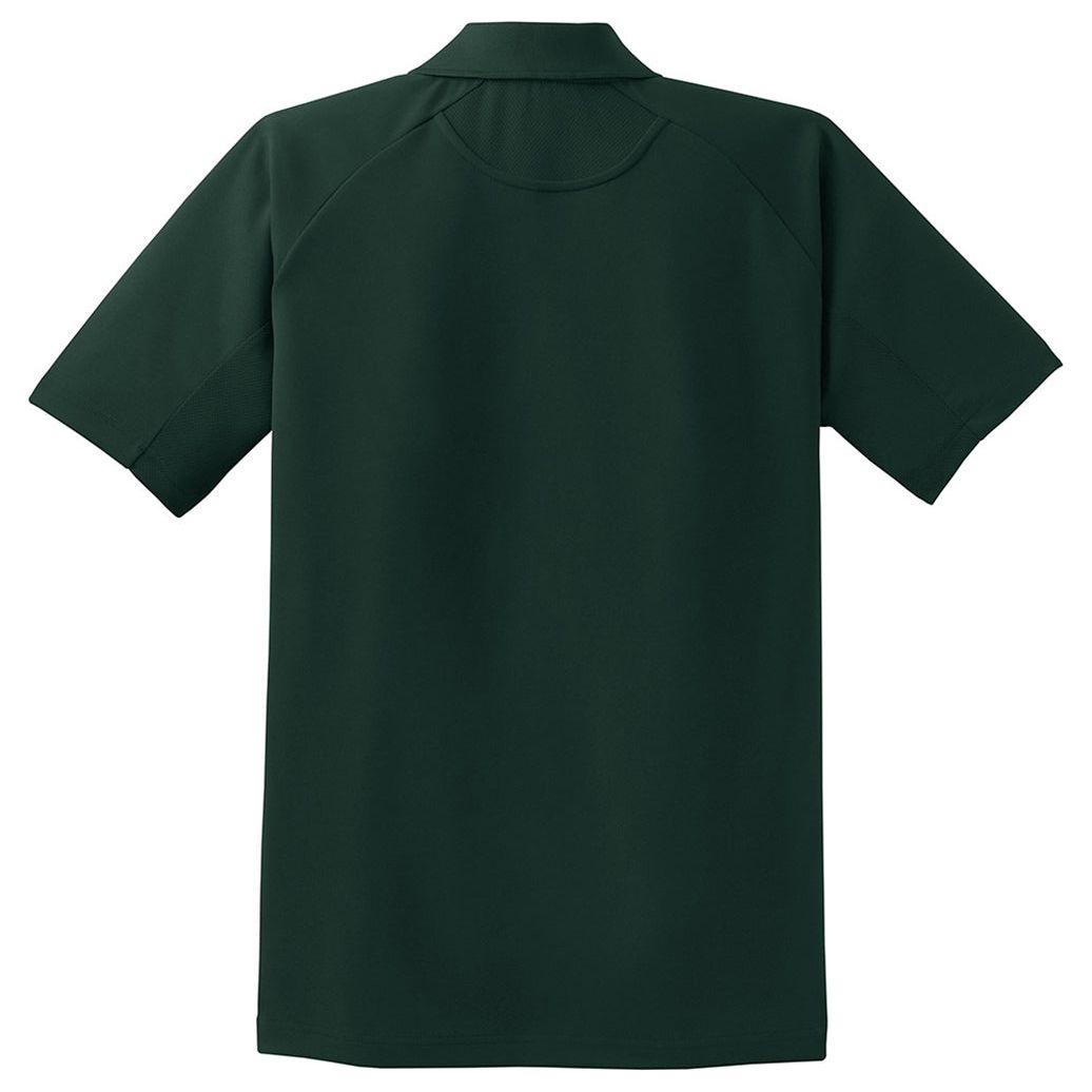 DRIEQUIP Men's Dri - Mesh Pro Polo X - Small Dark Green Polos/Knits