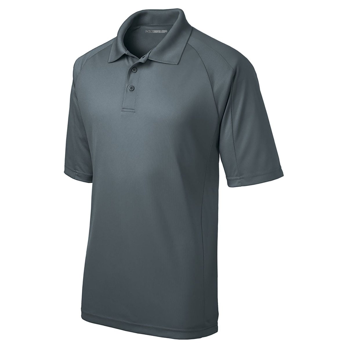 DRIEQUIP Men's Dri - Mesh Pro Polo X - Small Steel Polos/Knits