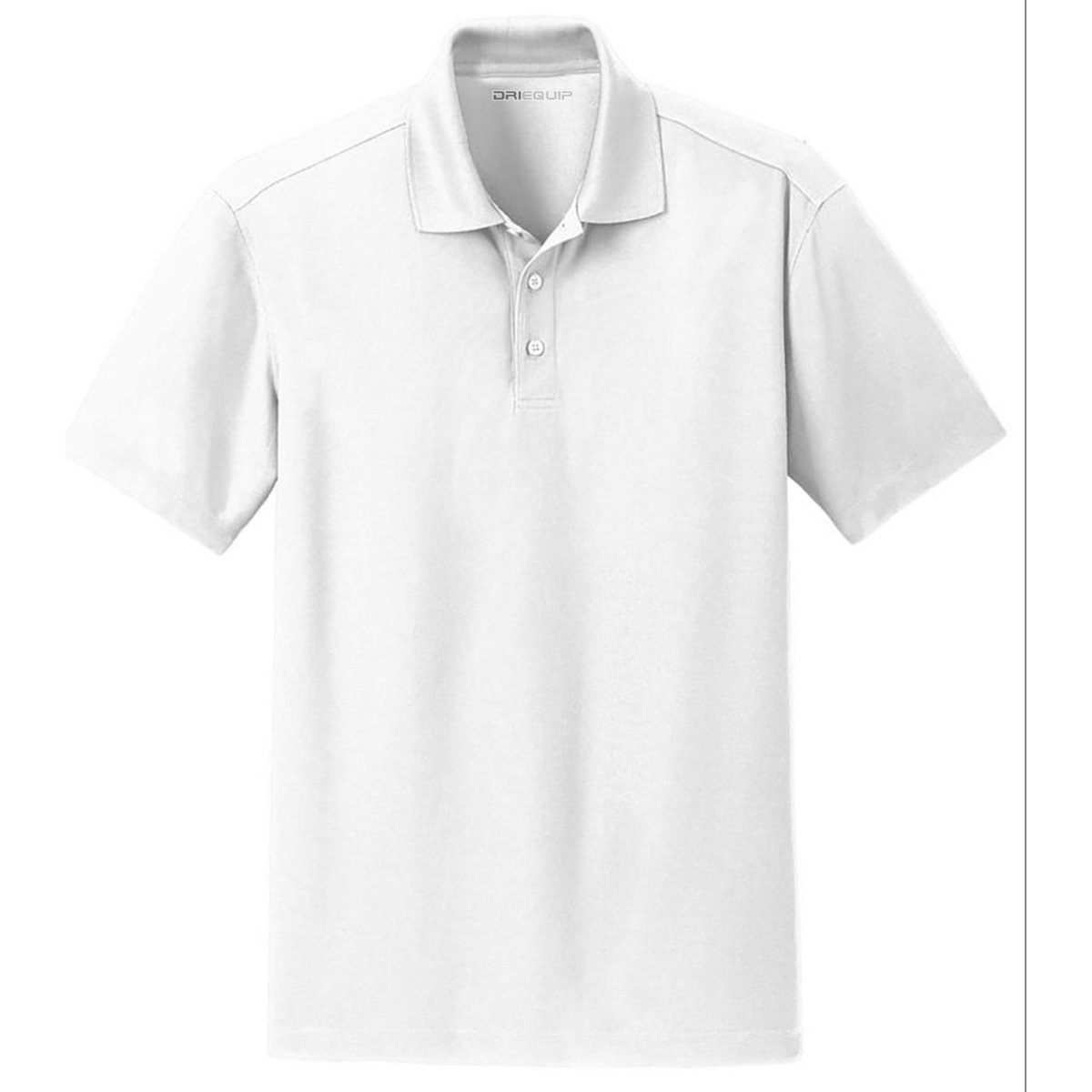 DRIEQUIP Men's Dry Zone Grid Polo White XS Polos/Knits