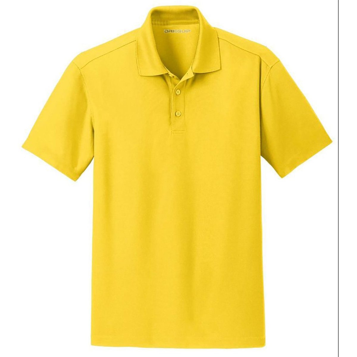 DRIEQUIP Men's Dry Zone Grid Polo Yellow XS Polos/Knits