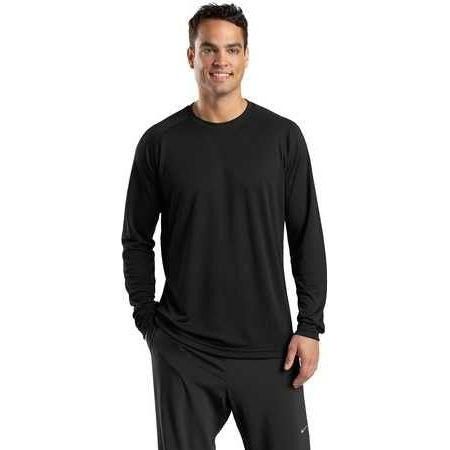 DRIEQUIP Men's Dry Zone Long Sleeve Raglan T-Shirt Black X - Small Short Sleeve T-Shirts