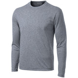 DRIEQUIP Mens Long Sleeve Moisture Wicking Heathered T Shirts In XS - 4XL X - Small Vintage Heather