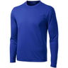 DRIEQUIP Men's Moisture Wicking Long Sleeve Tee Shirts TALL Sizes True Royal Large Tall Long Sleeve T-Shirts