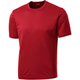 DRIEQUIP Men's Moisture Wicking Tee Shirts TALL Sizes Large Tall Red T-Shirts