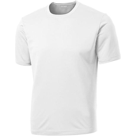DRIEQUIP Men's Moisture Wicking Tee Shirts TALL Sizes Large Tall White T-Shirts