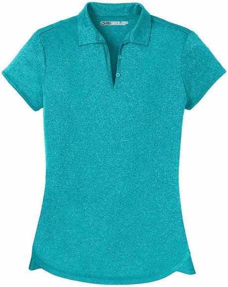 DriEquip Women's Heather Polo CLOSEOUT Tropic Heather XS Polos/Knits
