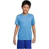 DRIEQUIP Youth Athletic All Sport Training Tee Shirts X - Small Carolina Blue Short Sleeve T-Shirts
