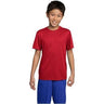 DRIEQUIP Youth Athletic All Sport Training Tee Shirts X - Small True Red Short Sleeve T-Shirts