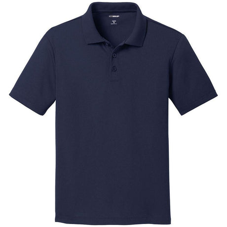 DRIEQUIP Youth Racer Mesh Polo Navy Youth X - Small