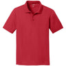 DRIEQUIP Youth Racer Mesh Polo Red Youth X - Small