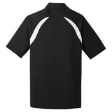 Dry Zone Colorblock Raglan Polo X - Small Black / White Polos/Knits