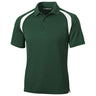Dry Zone Colorblock Raglan Polo X - Small Forest Green / White Polos/Knits