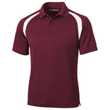 Dry Zone Colorblock Raglan Polo X - Small Maroon / White Polos/Knits