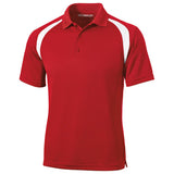 Dry Zone Colorblock Raglan Polo X - Small True Red / White Polos/Knits