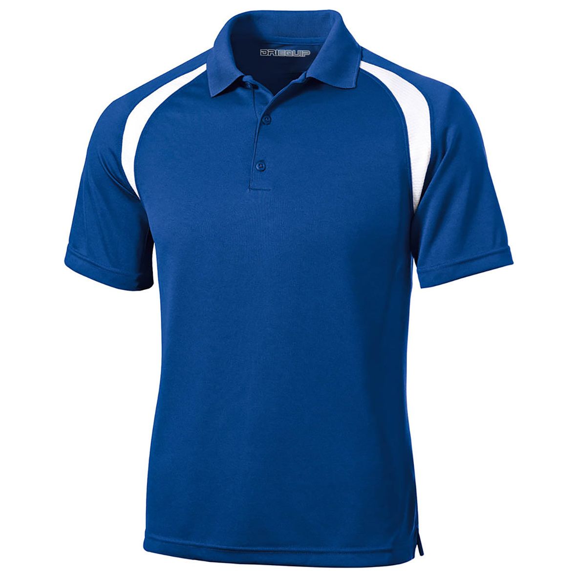 Dry Zone Colorblock Raglan Polo X - Small True Royal / White Polos/Knits
