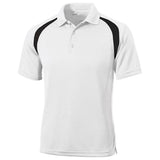 Dry Zone Colorblock Raglan Polo X - Small White / Black Polos/Knits