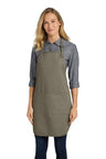 Easy Care Cobbler Apron with Stain Release Khaki Aprons