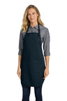 Easy Care Cobbler Apron with Stain Release Navy Aprons