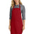 Easy Care Cobbler Apron with Stain Release Red Aprons