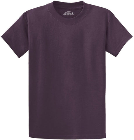 Joe's USA Mens Heavyweight Wholesale 6.1-ounce, 100% Cotton T-Shirt - Eggplant - JUSA T-Shirts Joe's USA Eggplant S