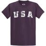 Joe's USA Vintage USA Logo Tee - Eggplant Joe's USA Eggplant Small