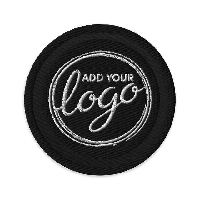 Embroidered 3" Circle Patches | Create Your Own Custom Patch Black
