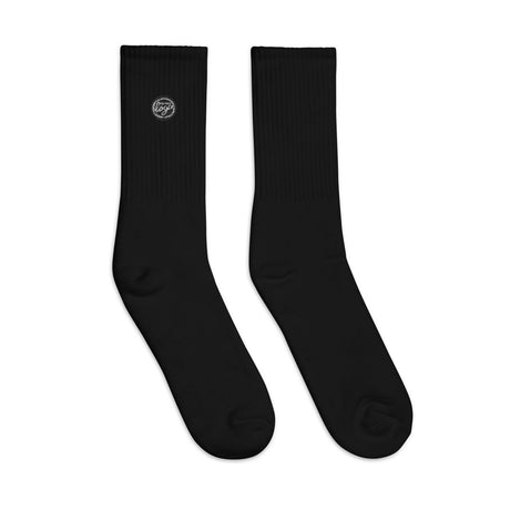 Embroidered Socks | Create Your Own Custom Socks Black S/M