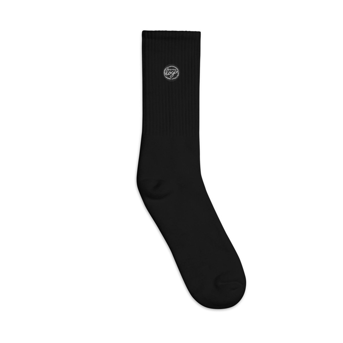 Embroidered Socks | Create Your Own Custom Socks Black S/M