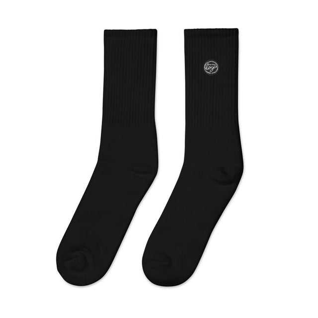 Embroidered Socks | Create Your Own Custom Socks Black S/M