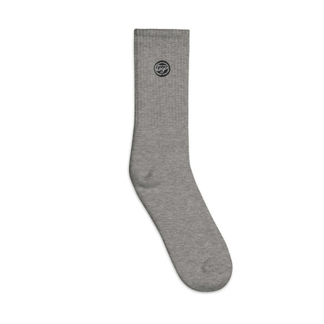 Embroidered Socks | Create Your Own Custom Socks Heather Grey S/M