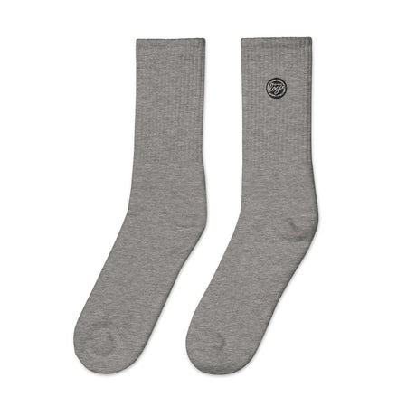 Embroidered Socks | Create Your Own Custom Socks Heather Grey S/M