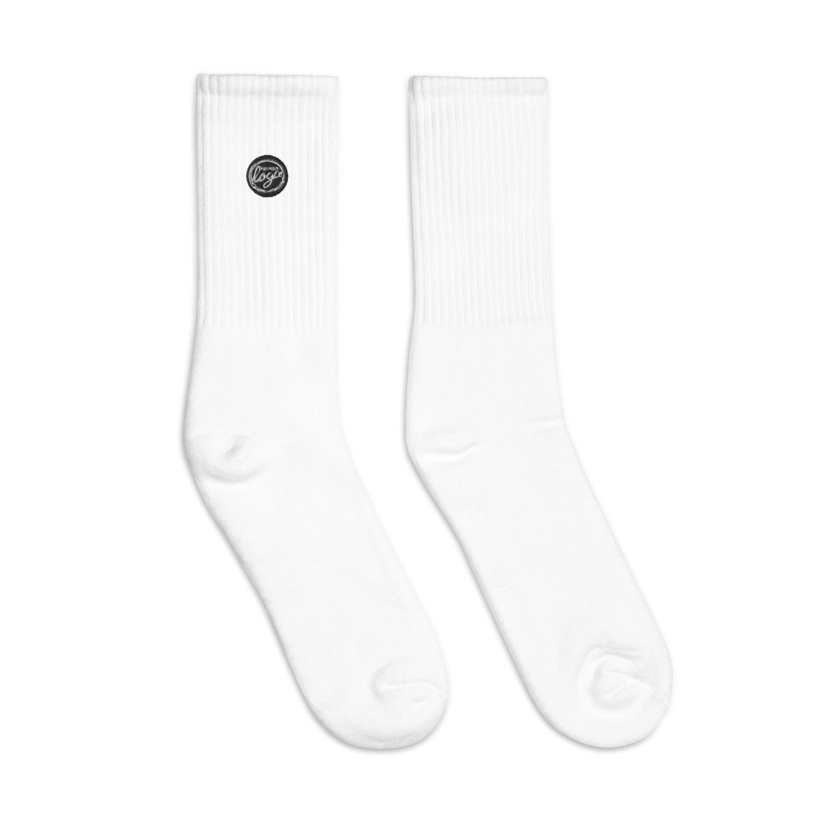 Embroidered Socks | Create Your Own Custom Socks White S/M