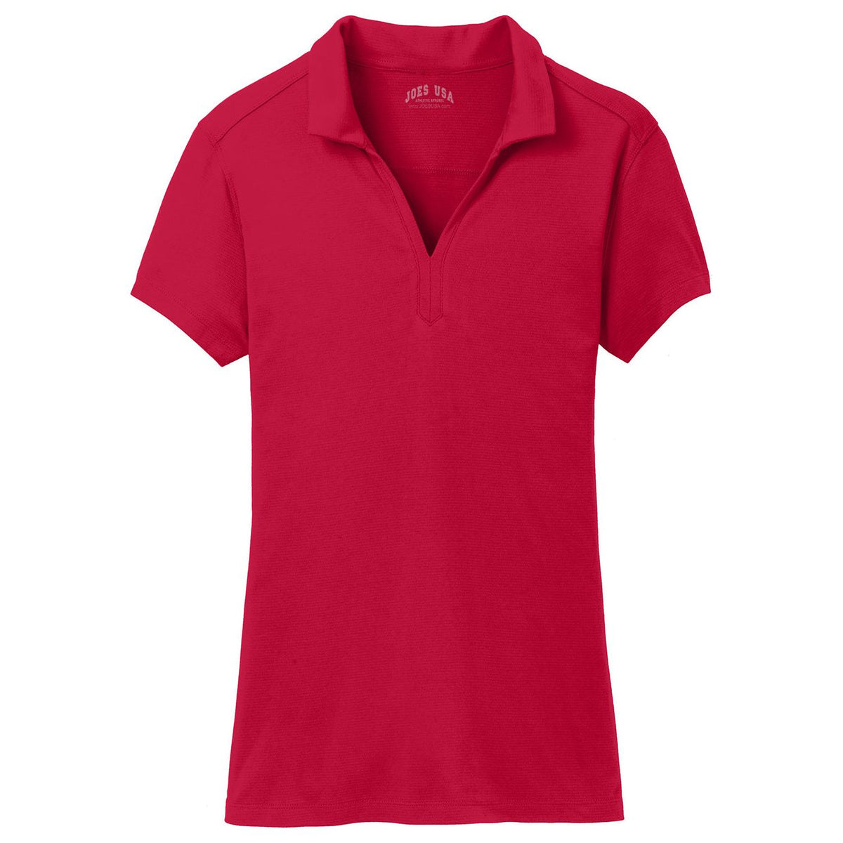 Ladies Rapid Dry Mesh Polo Polos/Knits Joe's USA X-Small Engine Red