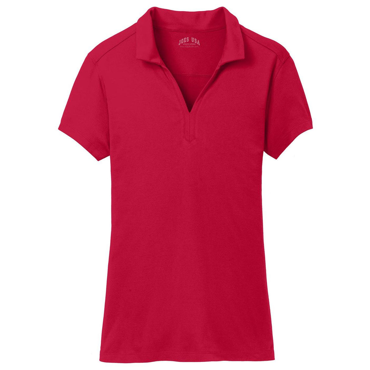 Ladies Rapid Dry Mesh Polo Polos/Knits Joe's USA X-Small Engine Red