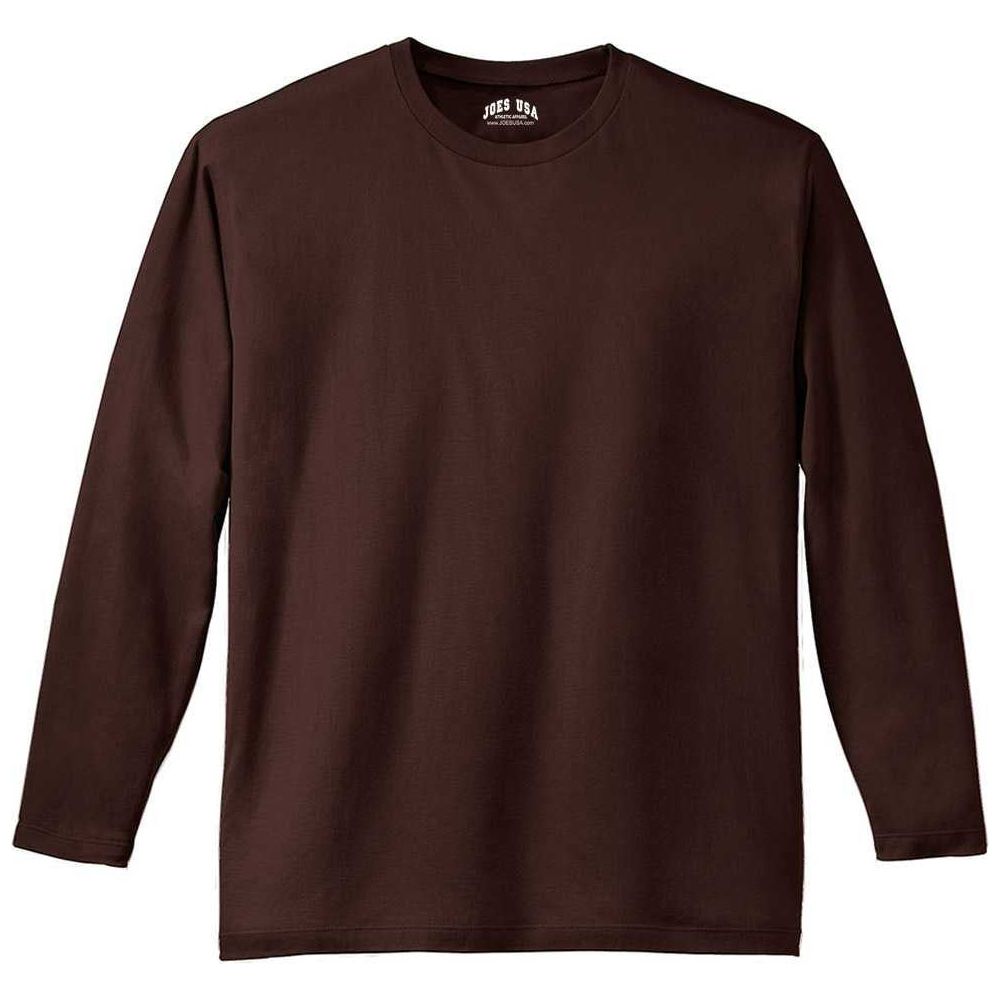 Mens Perfect Weight Long Sleeve Tee Joe's USA Mens Apparel