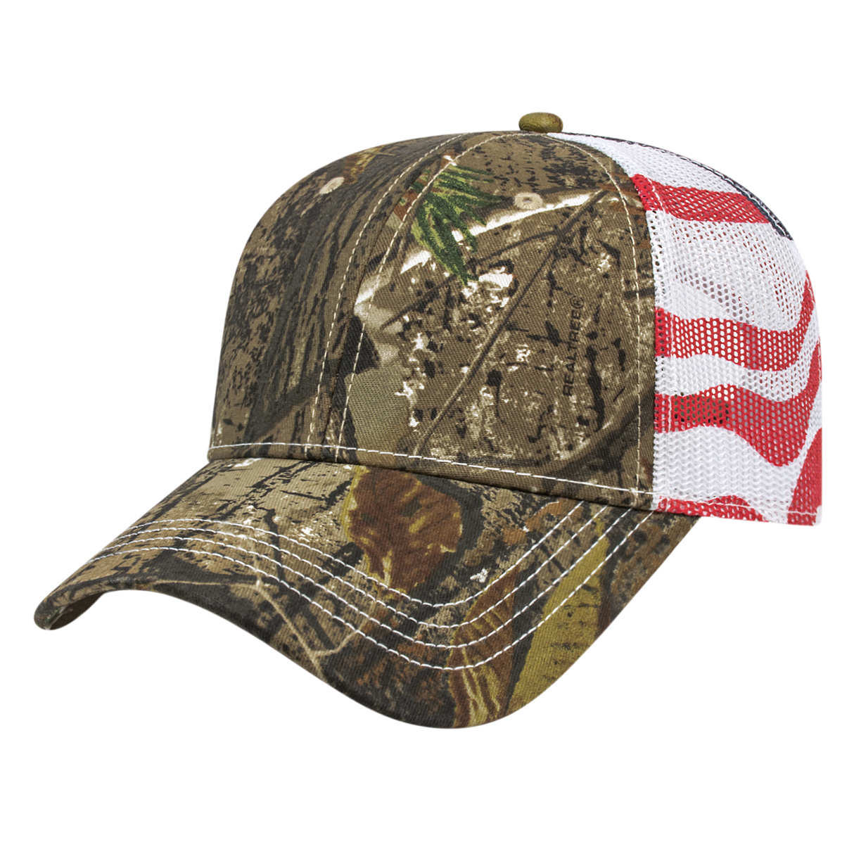 Cap America Flag Trucker Mesh Back Cap - Cap America i2011
