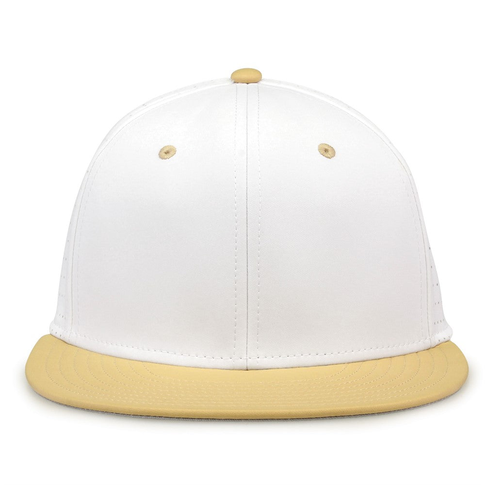 The Game GB998 Perforated GameChanger Baseball Hat | Wholesale Pro Shape Flat Bill Caps