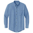 Mens Long Sleeve Value Denim Shirt Woven Shirts Joe's USA X-Small Faded Blue