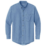 Mens Long Sleeve Value Denim Shirt Woven Shirts Joe's USA X-Small Faded Blue
