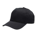 Fine Twill Cap Black Hats