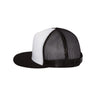 Five - Panel Classic Trucker Cap Black/White/Black Hats
