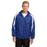Fleece - Lined Colorblock Jacket X - Small Black/White Jackets