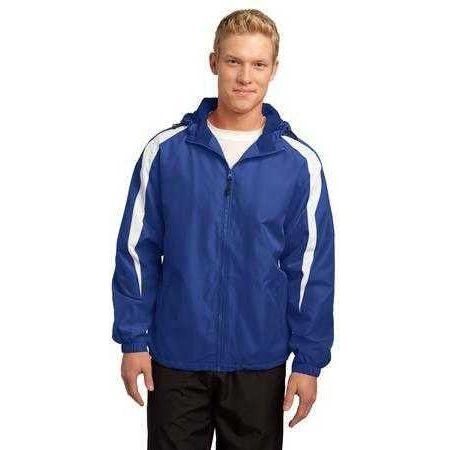 Fleece - Lined Colorblock Jacket X - Small Black/White Jackets