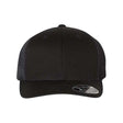 Flexfit 110® Mesh - Back Cap - Flexfit 110M Black Adjustable Hats