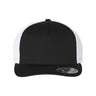 Flexfit 110® Mesh - Back Cap - Flexfit 110M Black/ White Adjustable Hats