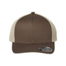 Flexfit 110® Mesh - Back Cap - Flexfit 110M Brown/ Khaki Adjustable Hats