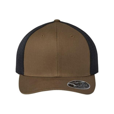 Flexfit 110® Mesh - Back Cap - Flexfit 110M Caramel Adjustable Hats