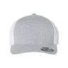 Flexfit 110® Mesh - Back Cap - Flexfit 110M Melange Silver/ White Adjustable Hats